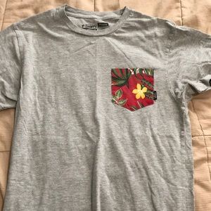 Vans floral pocket tee